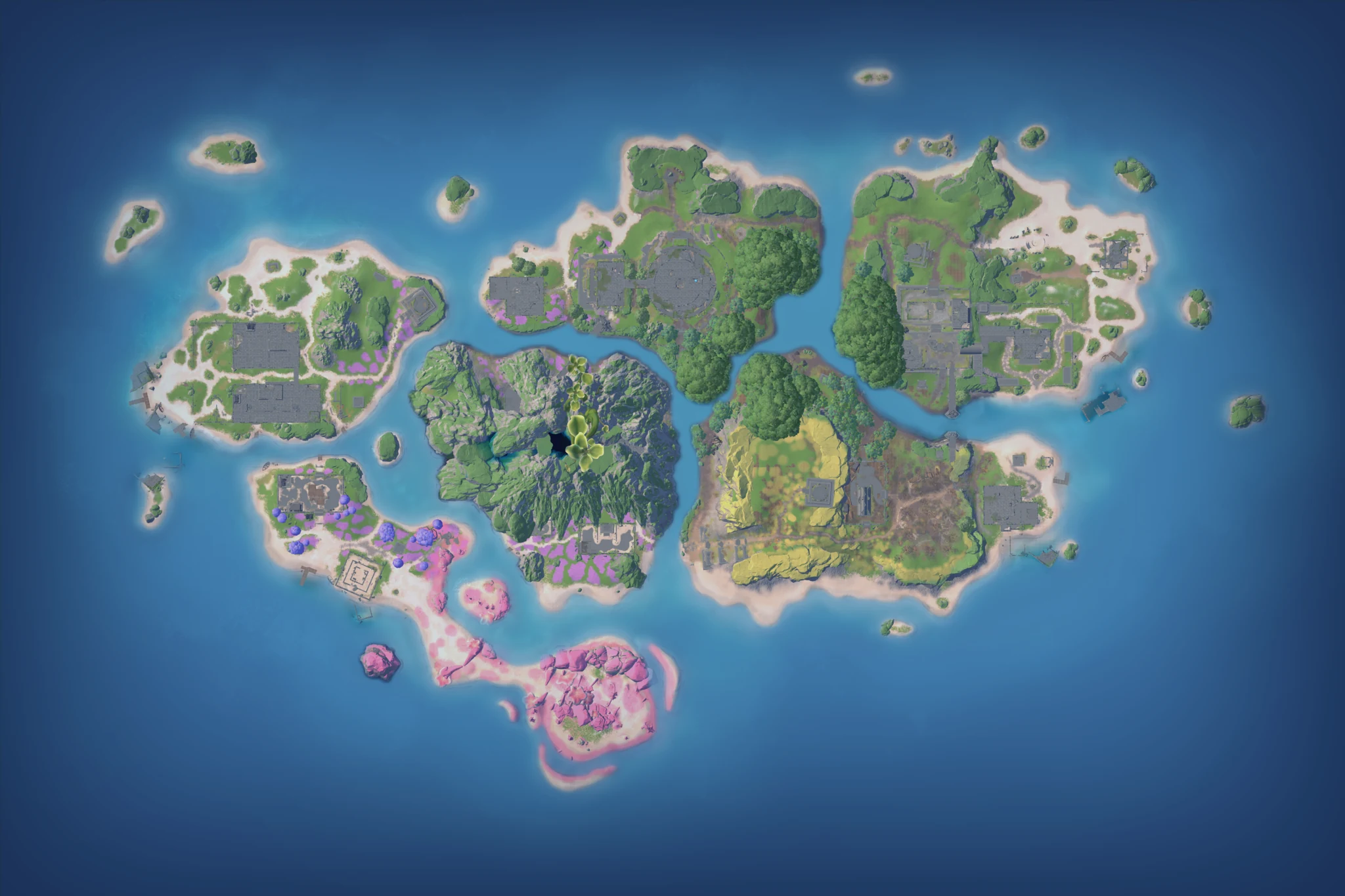 Aniimo world map overview